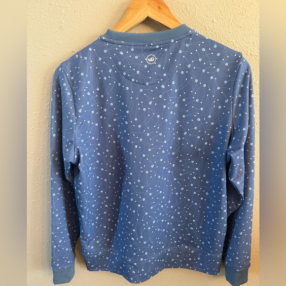 Peter Millar Storm Birdie Sweatshirt Medium Blue - Picture 6 of 11